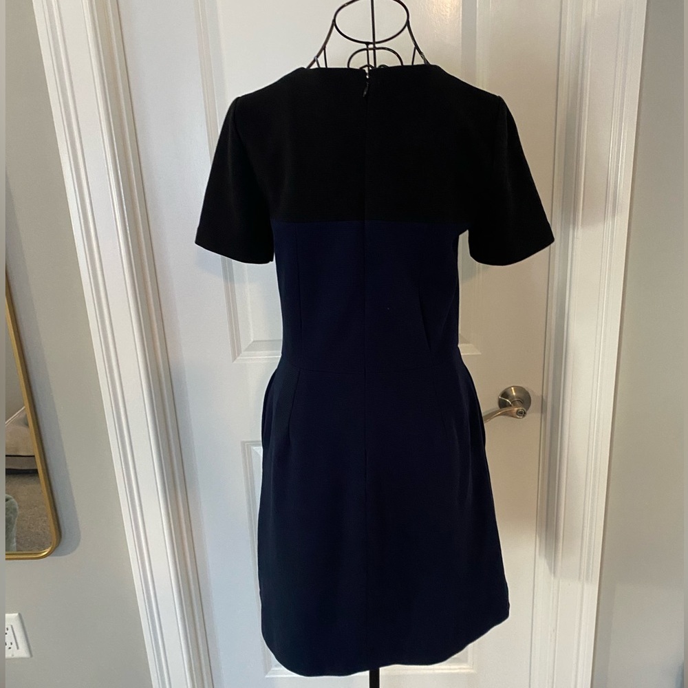 Madewell Ribbed Black and Navy Blue Dress in Size 4 - Picture 7 of 7